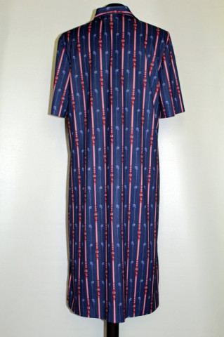 Rochie vintage print curele roz anii '70