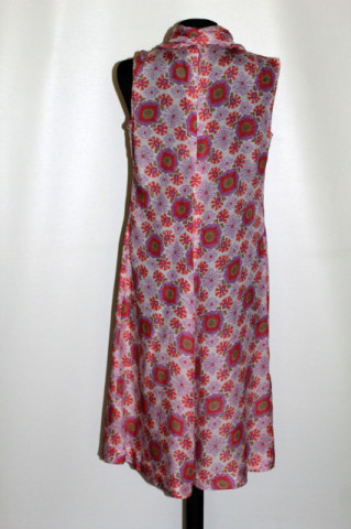 Rochie vintage print garoafe anii 50 - 60