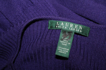 👗 Titlu atrăgător Rochie din tricot Ralph Lauren violet-cardinal – retro chic designer - Img 7