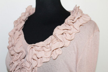 Bluza bej cu jabou repro anii '70