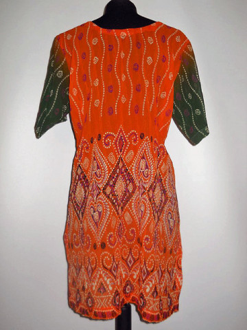 Bluza hippie portocalie anii '70