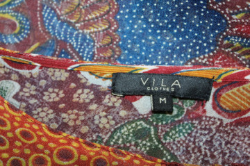 Bluză vintage cu print paisley multicolor – retro anii ’90 - Img 5