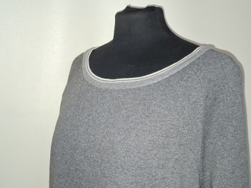 Bluza Wu’Side cu spate fluturi și flori – gri multicolor, vintage - Img 6