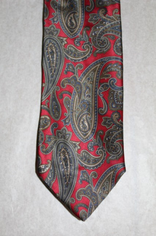 Cravata print paisley "Luca Franzini" anii '70
