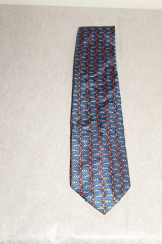 Cravata vintage print ratuste anii '70