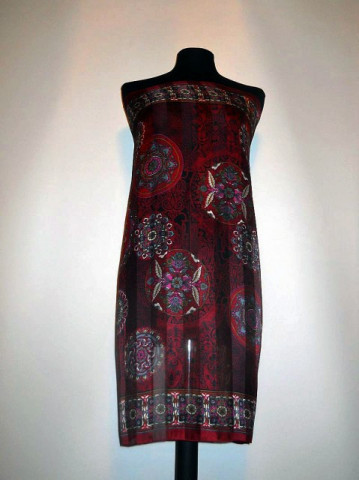 Esarfa print oriental anii '80