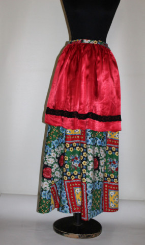 Fustă maxi vintage cu print floral Vera Mont – anii ’70 - Img 2