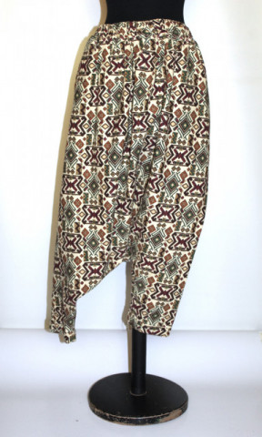 Harem Pants model geometric – retro anii ’80, look boem