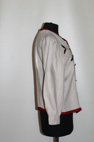 Jachetă brodată stil etnic anii 80-90