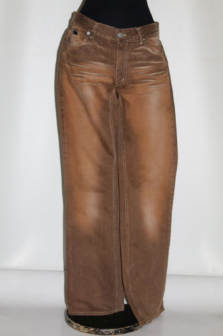 Jeans maro vintage Take‑Two – denim retro casual - Img 2