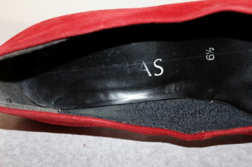 Pantofi bicolori "Brigitte Von Servas" anii '80