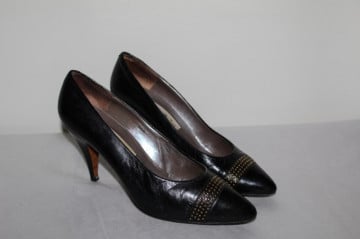 Pantofi vintage cu tinte metalice anii '80