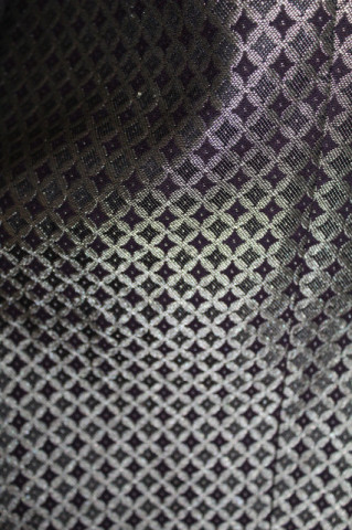 Pardesiu vintage din brocart cu model geometric – repro anii ’70 - Img 7