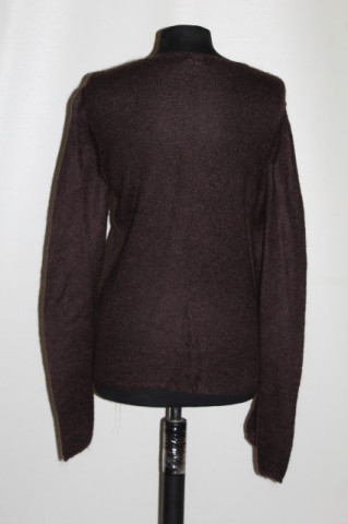 Pulover maro Margaret Howell – tricot fin, vibe retro chic - Img 3