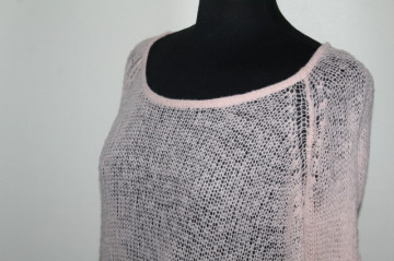 Pulover roz volănașe – vintage romantic Gina Tricot - Img 4