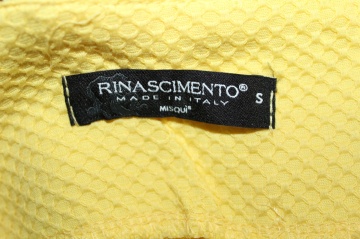 Rochie bodycon Rinascimento – galben, alb și negru, croială fit - Img 8