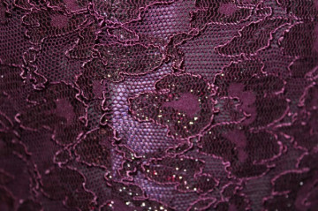 Rochie de gala vintage violet cu bust din dantela anii '80