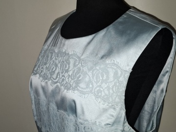 Rochie de ocazie bleu Karen Millen repro anii 60 - Img 7