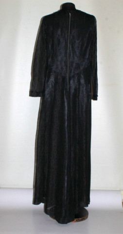 Rochie de seară vintage din dantelă neagră – anii ’60 - Img 2