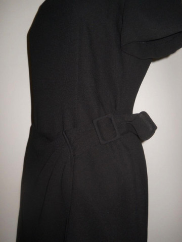 Rochie neagra "Liz Clairborne" anii '80 - '90