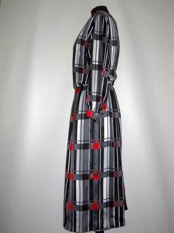 Rochie retro carouri "Fink Modell" anii '80