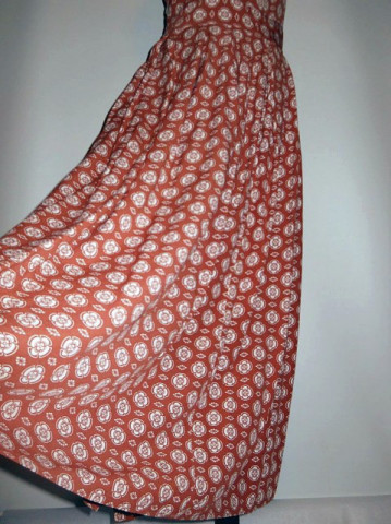 Rochie retro maro "Part Two" anii '80