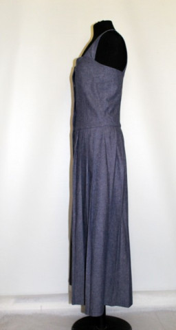 Rochie retro maxi din jeans anii '80