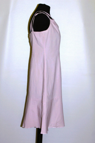 Rochie roz Caraco – vintage anii ’90, model casual  - Img 3