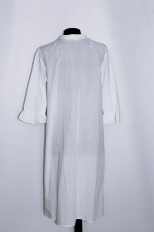 Rochie vintage albă cu broderie spartă – anii ’60 - Img 2