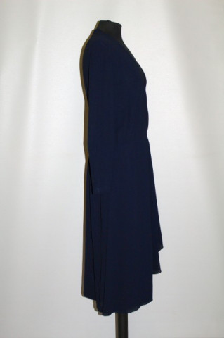 Rochie vintage din chiffon de mătase naturală anii 70