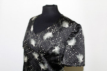 Rochie vintage print frunze anii '60