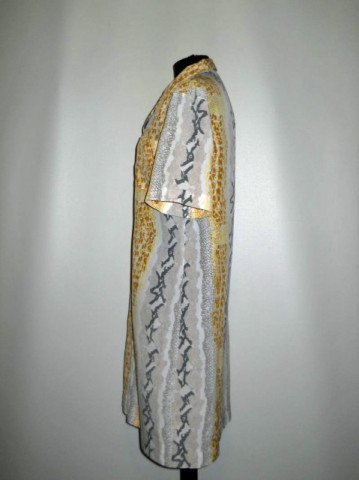 Rochie vintage snake print anii '80 - Img 2