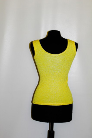Bluza retro galben neon anii '80
