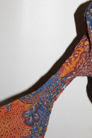 Bluză vintage cu print paisley multicolor – retro anii ’90 - Img 6
