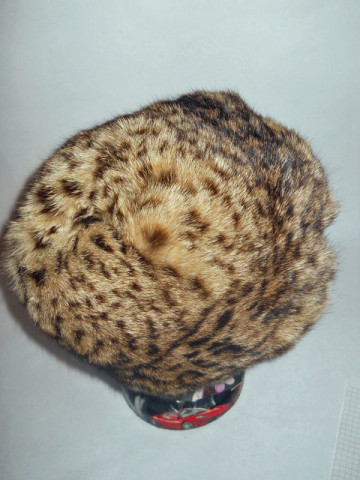 Caciula din blana de ghepard anii '50