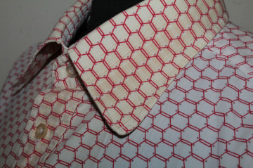 Cămașă bărbătească Tom Tailor cu print fagure – casual clasic  - Img 7