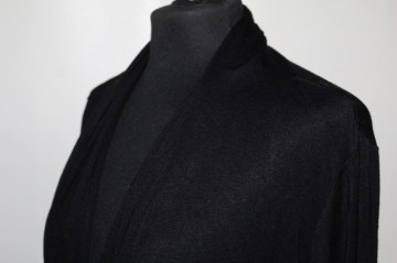 Cardigan din jerse negru