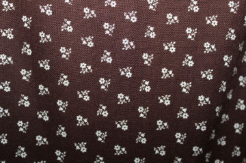 Dirndl maro floricele anii 70