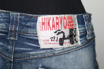 Fustă mini jeans Hikaryo anii 90