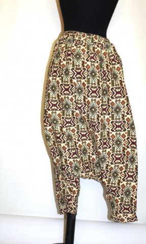 Harem Pants model geometric – retro anii ’80, look boem - Img 3
