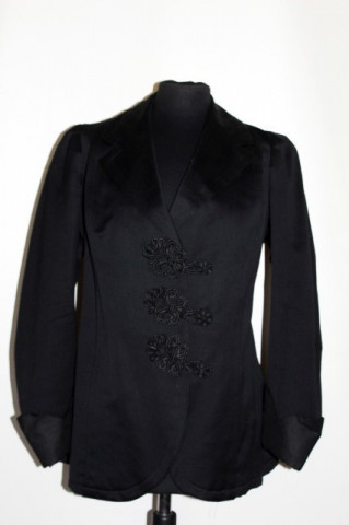 Jacheta neagra antique perioada edwardiana cca. 1900