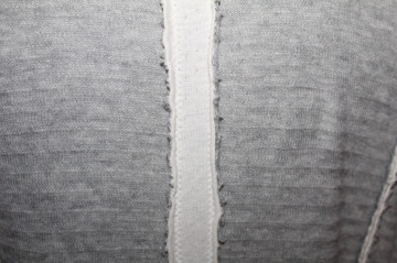 Jachetă Stefanel gri deschis anii ’90 – jersey fin bumbac, casual retro - Img 4