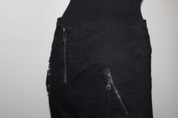 Jeans negru Pieces din denim subțire cu talie înaltă – skinny fit - Img 5