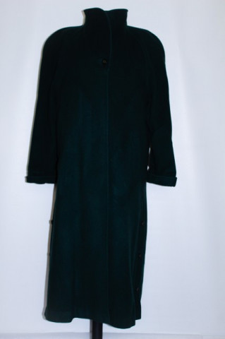 Palton retro verde inchis anii '80