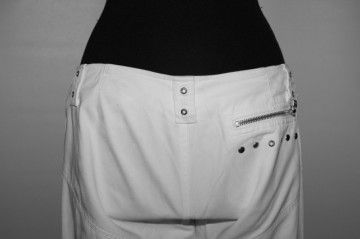 Pantaloni bufanți albi – retro anii ’90 - Img 4