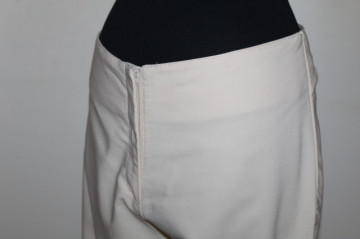 Pantaloni crem clasici – vintage anii ’90, model țigaretă - Img 5