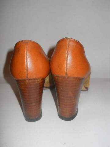 Pantofi bicolori vintage anii '40