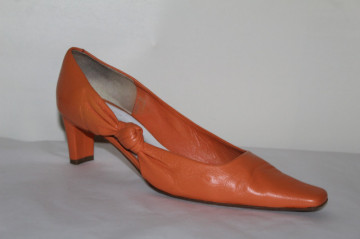 Pantofi portocalii Moda di Fausto
