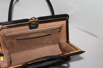 Poseta din piele de soparla "Riviera Bag" anii '50 - '60