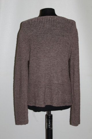 Pulover maro „cafea cu lapte” – tricot casual vintage - Img 3